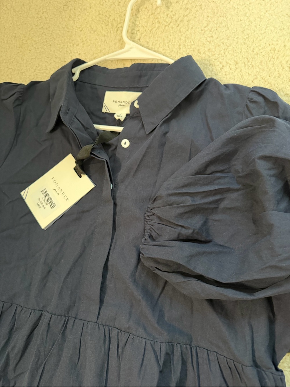 Tuckernuck
POMANDER PLACE Navy Cotton Mabel Maxi Dress Size L NWT - Picture 10 of 12
